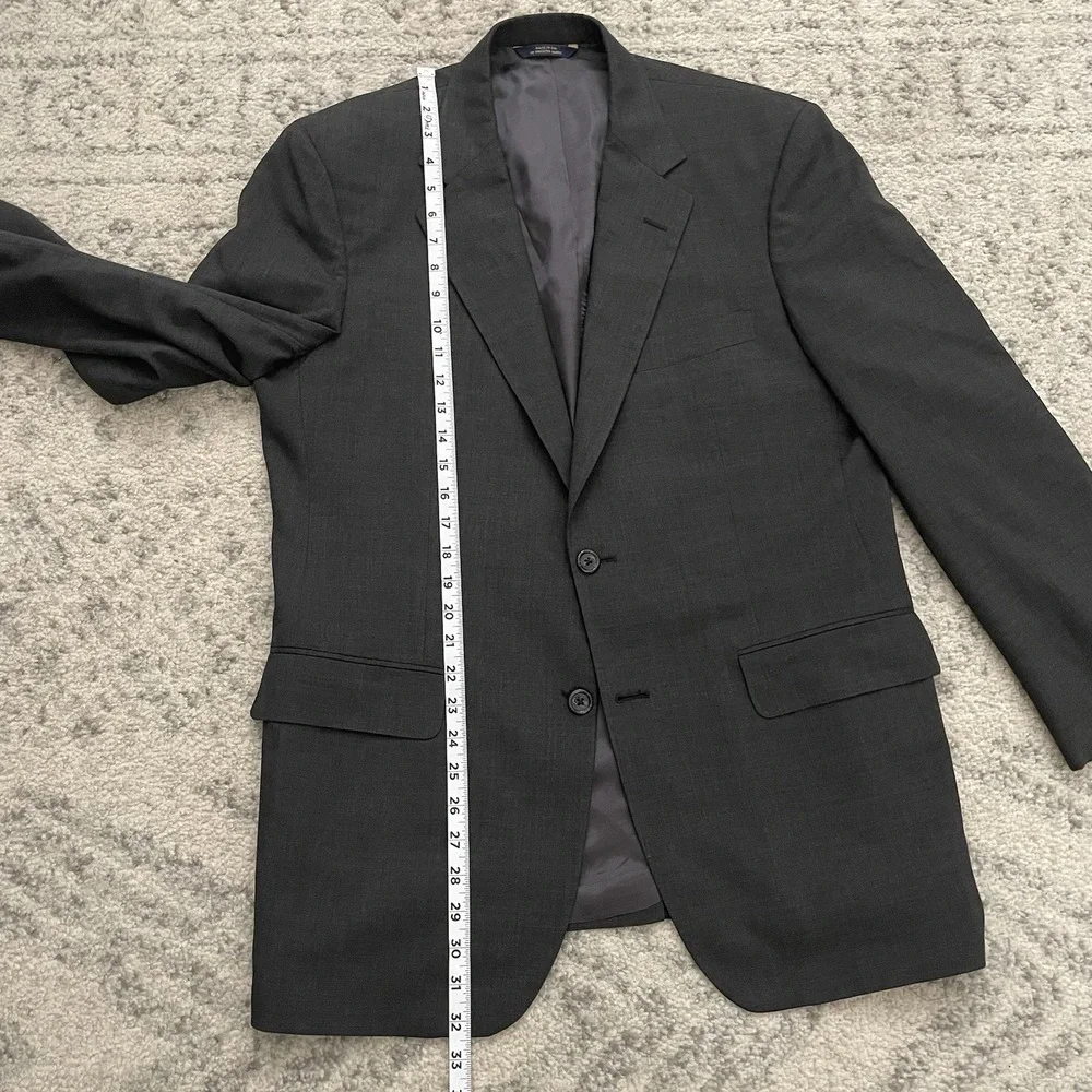 Brooks Brothers Brooksease Union Made Wool Sport Coat Blazer Jacket Mens 40R USA